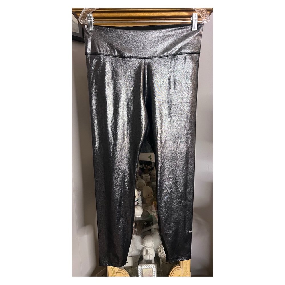 Nike Dri-FIT Metallic Black Leggings